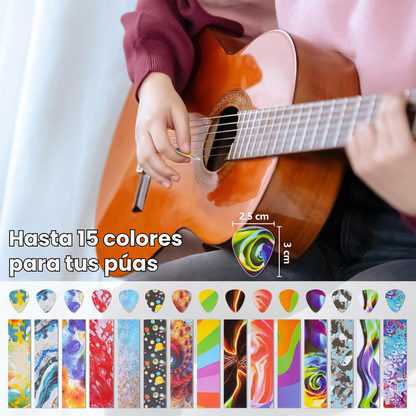 Kit para hacer púas de guitarra Infinitas